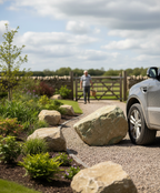 Premium Heavy Duty Welsh Quartz and Granite Boulders 700mm to 850mm for Garden Features and Landscaping