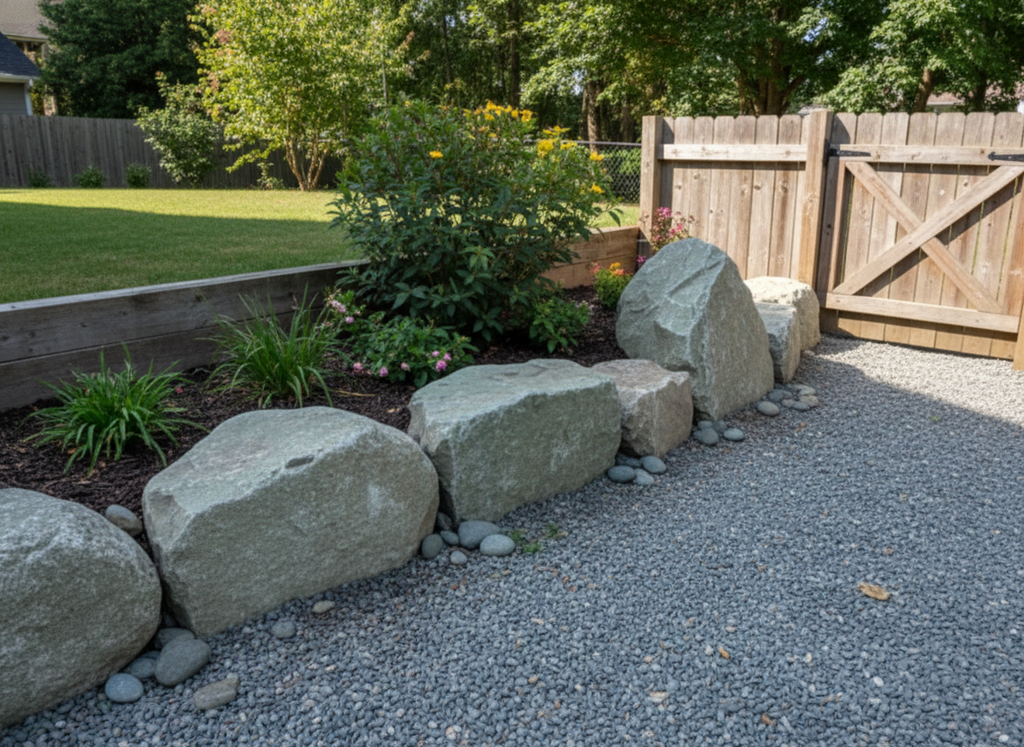 Premium Natural Granite and Welsh Quartz Boulders 350mm - 450mm for Landscaping and Decorative Features
