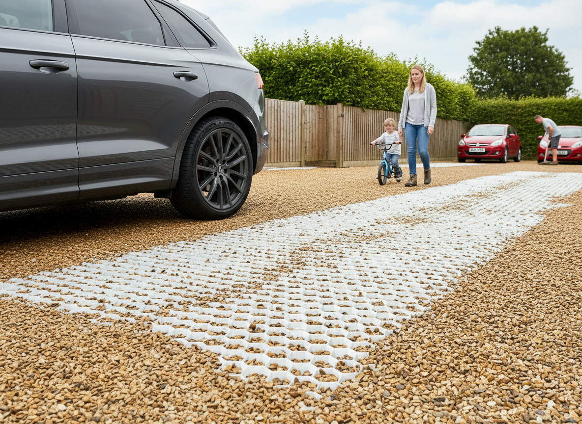 Premium Heavy Duty Gravel Grids for Driveways and Patios - Durable, Low-Maintenance and Versatile Solution with 400 Tonnes Load Capacity