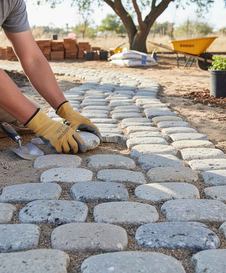 Premium Flat Cobbles 60-120mm - Handpicked Natural Granite Stones for Landscaping and Ponds
