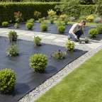 Premium Landscape Weed Prevention Membrane 1m x 20m - 50gsm Durable Fabric for Paving, Paths, and Planting Areas