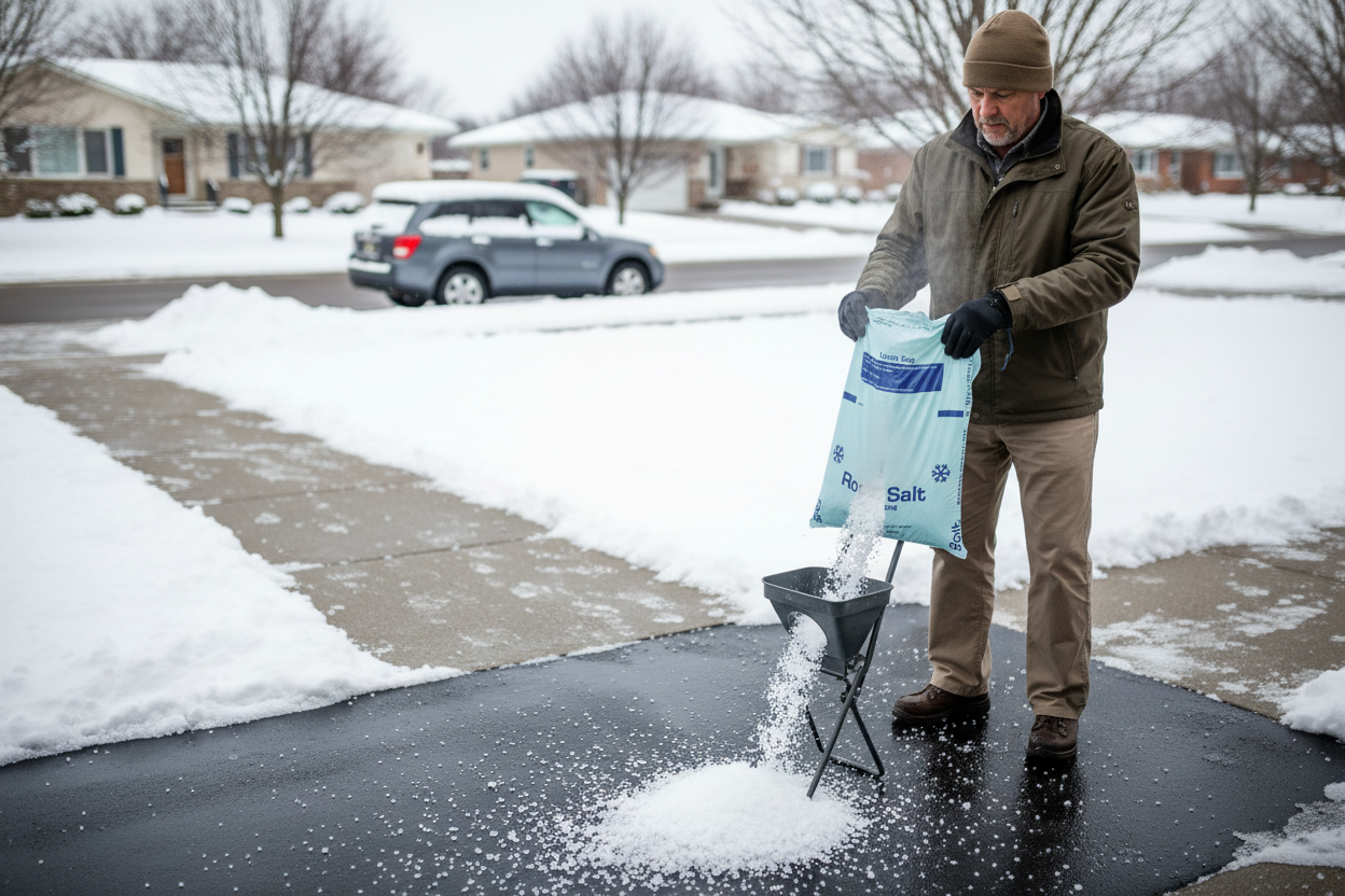 Premium Pure White De-Icing Rock Salt for Cleaner Surfaces and Winter Safety - High-Quality Professional Grade for Industrial and Commercial Applic...