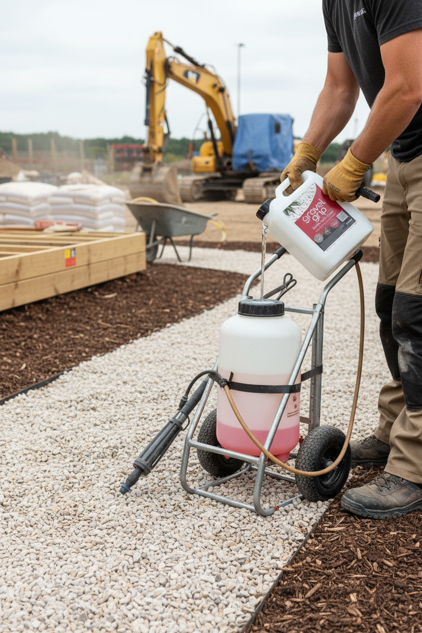 Premium Easy-to-Use Gravel Glue for Binding Stones, Reducing Mess, and Maintaining Garden Paths and Borders