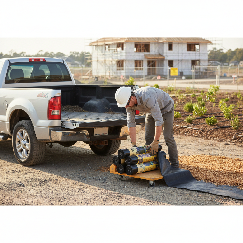 Premium Landscape Weed Prevention Membrane 1m x 20m - Heavy Duty 50gsm Fabric for Effective Weed Control and Drainage