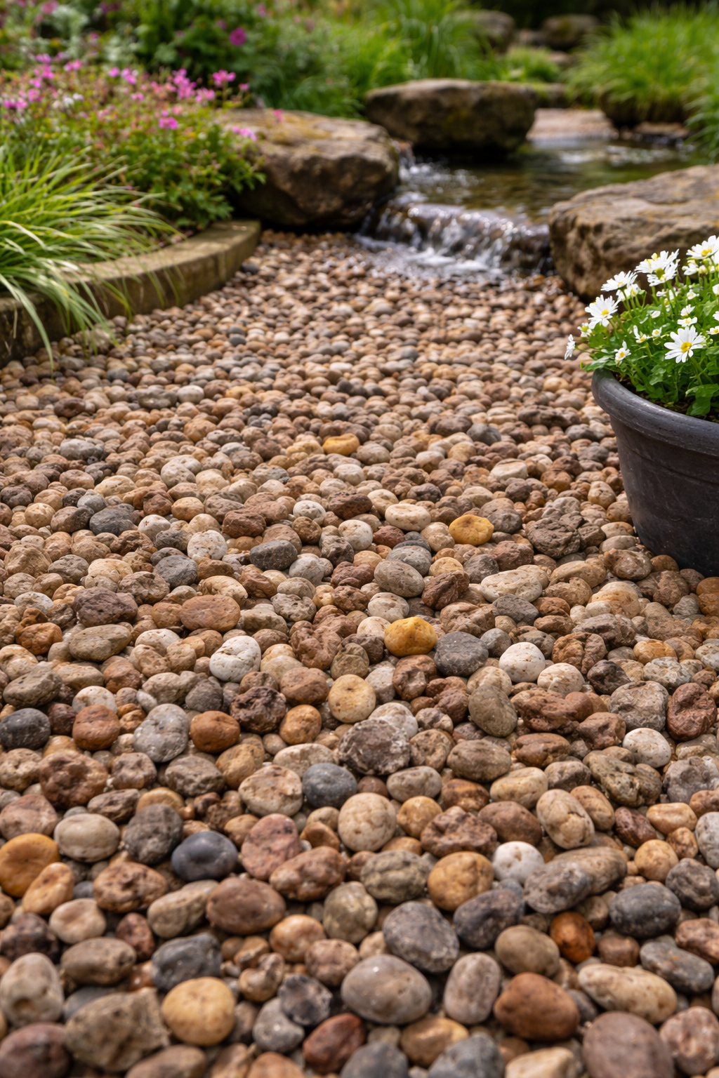 10â??20mm Pea Gravel â?? Natural Decorative Garden Gravel