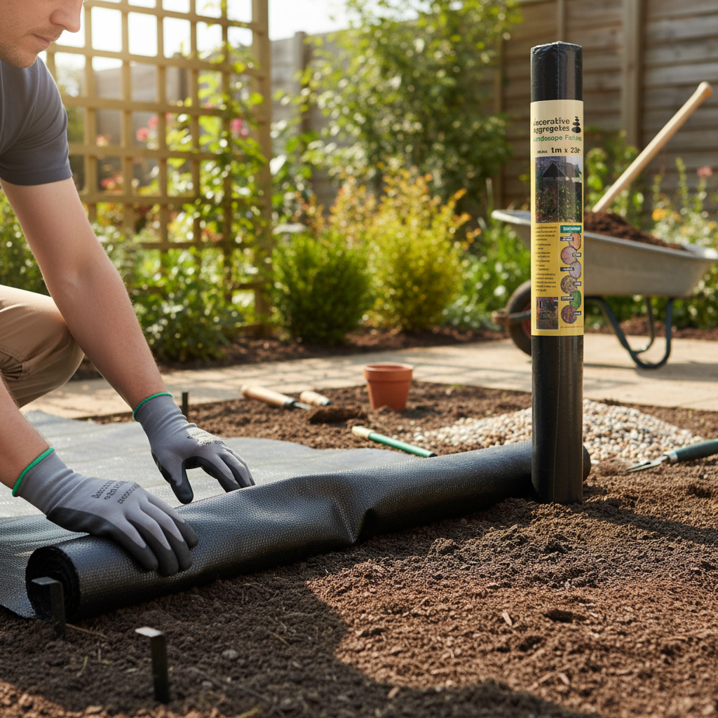 Premium 2 Pack Landscape Weed Prevention Membrane - 50gsm Fabric for Effective Weed Control Under Gravel and Paving