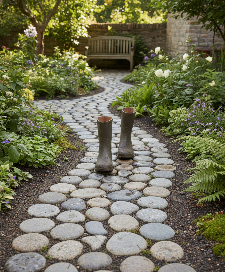 Premium Flat Cobbles 60-120mm - Handpicked Natural Granite Stones for Landscaping and Ponds