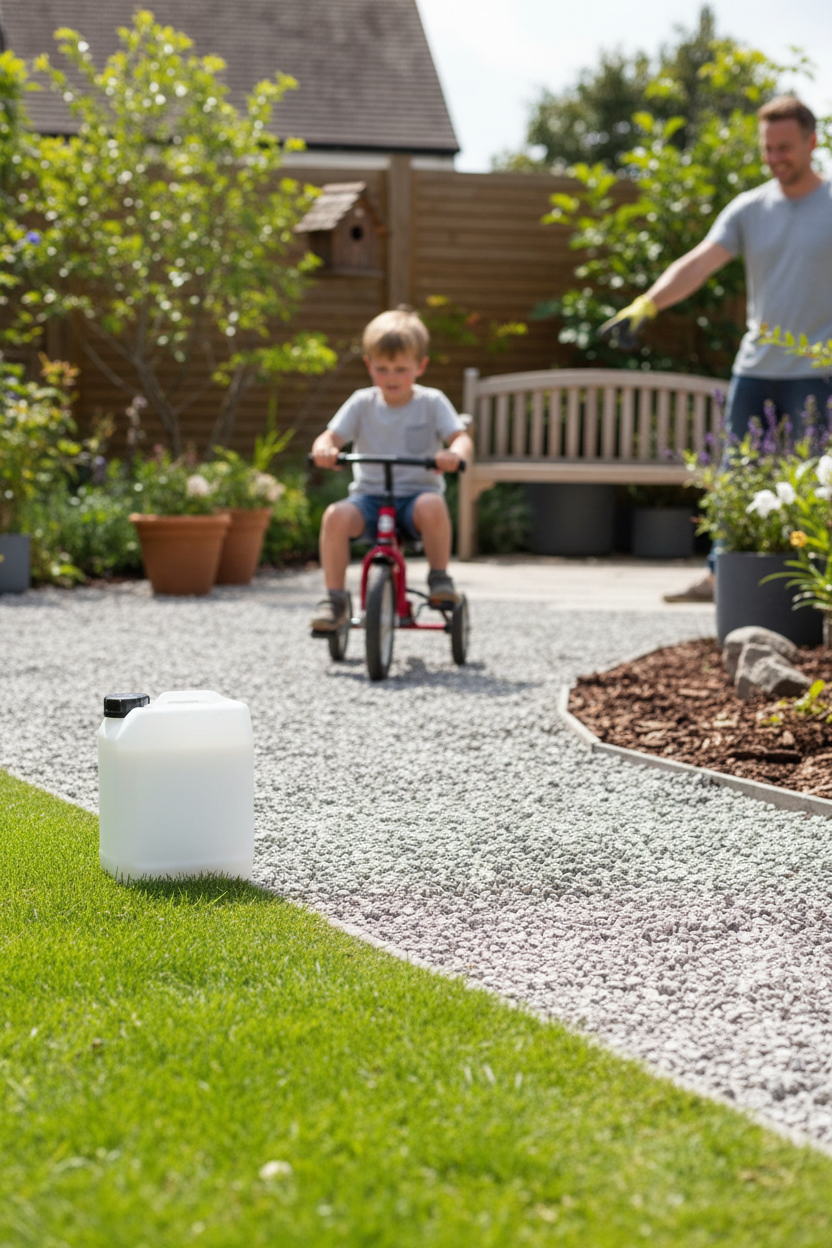 Premium Easy-to-Use Gravel Glue for Binding Stones, Reducing Mess, and Maintaining Garden Paths and Borders