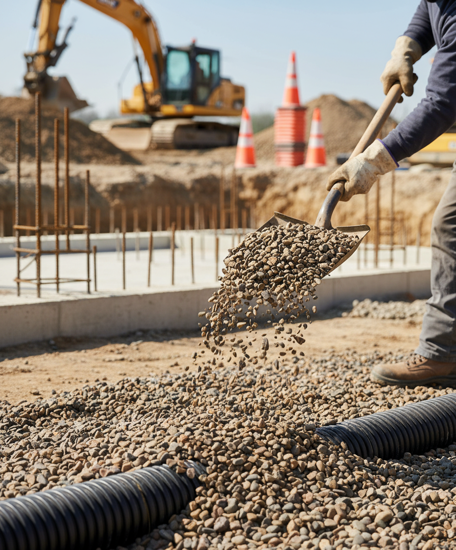 Premium Drainage Gravel 10-20mm - Versatile Aggregate for Gardening and Construction