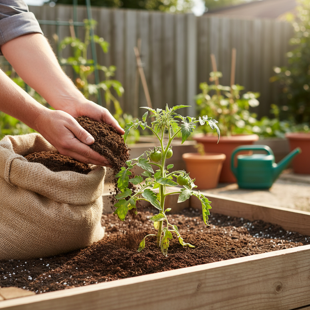 Premium Top Soil - Natural Blend of Kettering Loam and Organic Compost for Healthy Plant Growth