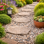 20mm Flamengo Marble Gravel Chippings â?? Pink, Peach & Grey Decorative Garden Stone for Paths, Driveways & Water Features (Bulk & Maxi Bags)