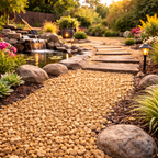 14mm Cotswold Gold Gravel â?? Golden Limestone Garden Chippings (8â??14mm) | Decorative Path & Ground Cover Stone
